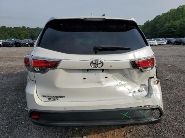 5TDDKRFH7ES041968 - 2014 TOYOTA HIGHLANDER LIMITED WHITE photo 6