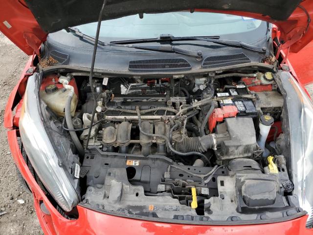 3FADP4BJ4FM216830 - 2015 FORD FIESTA SE RED photo 11