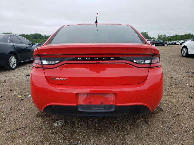 1C3CDFAA6GD704612 - 2016 DODGE DART SE Կարմիր լուսանկար 6