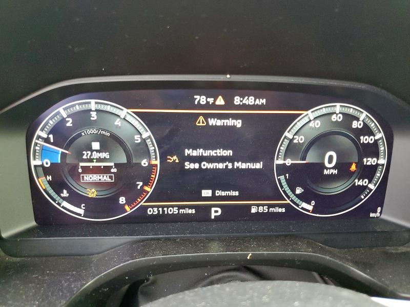 JA4J3UA85PZ048780 - 2023 MITSUBISHI OUTLANDER SE BLACK photo 9