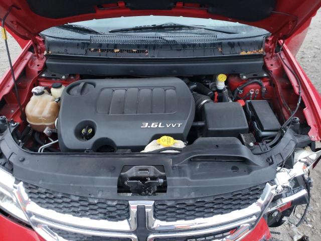 3C4PDDDG5DT591887 - 2013 DODGE JOURNEY CREW RED photo 7