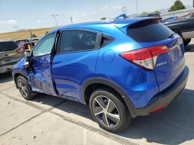 3CZRU6H58MM706760 - 2021 HONDA HR-V EX BLUE photo 2