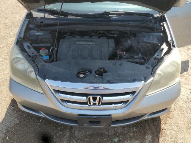 5FNRL38727B001227 - 2007 HONDA ODYSSEY EXL SILVER photo 12