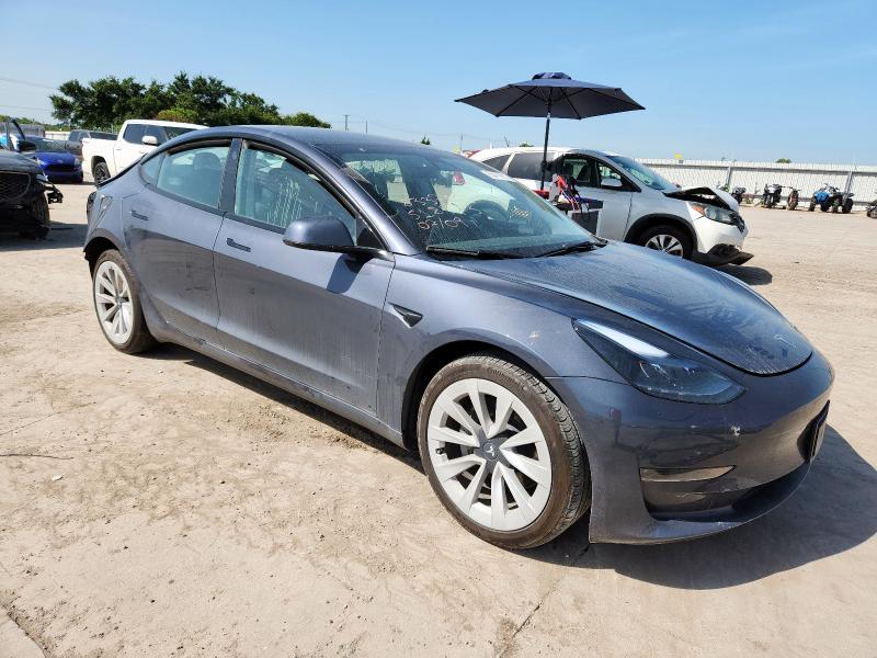 5YJ3E1EA8PF518973 - 2023 TESLA MODEL 3 GRAY photo 4