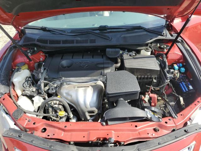 4T4BF3EKXBR196240 - 2011 TOYOTA CAMRY BASE RED photo 11