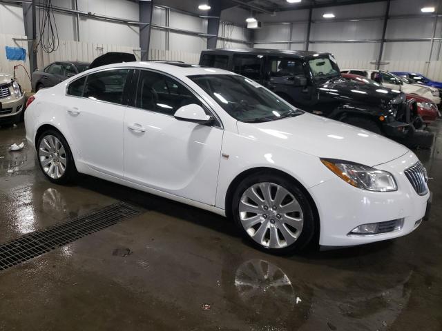 W04G15GV7B1073125 - 2011 BUICK REGAL CXL WHITE photo 4