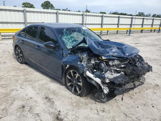 2HGFE4F82SH329945 - 2025 HONDA CIVIC SPORT BLUE photo 4