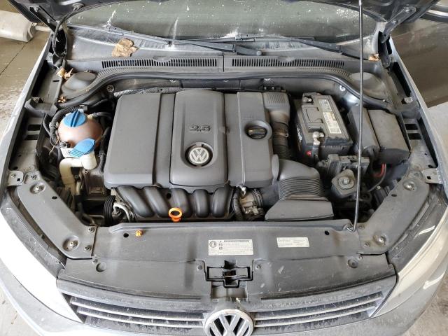3VWLP7AJ6CM410356 - 2012 VOLKSWAGEN JETTA SEL GRAY photo 11