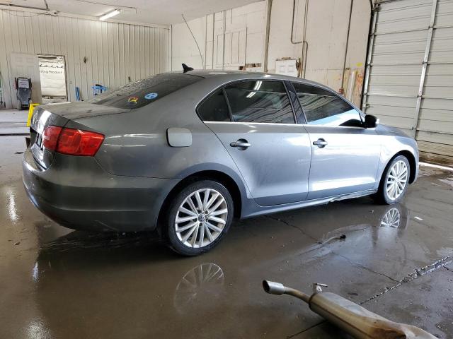 3VWLP7AJ6CM410356 - 2012 VOLKSWAGEN JETTA SEL GRAY photo 3