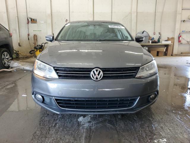 3VWLP7AJ6CM410356 - 2012 VOLKSWAGEN JETTA SEL GRAY photo 5