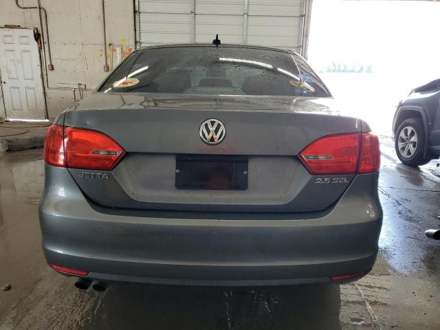 3VWLP7AJ6CM410356 - 2012 VOLKSWAGEN JETTA SEL GRAY photo 6
