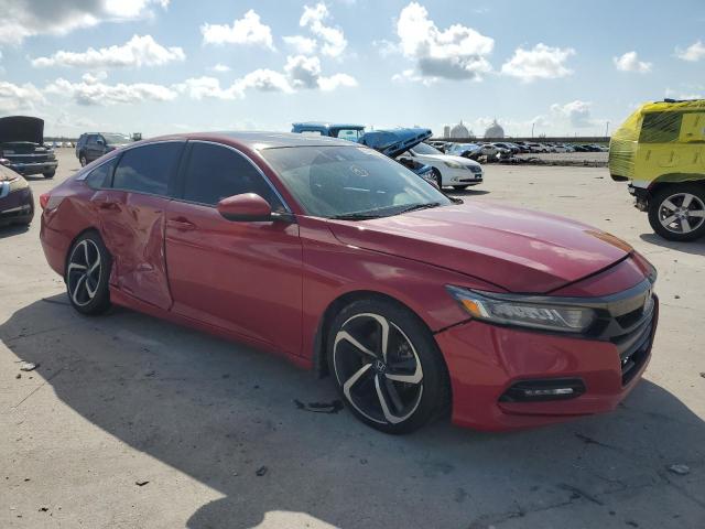 1HGCV1F39JA182655 - 2018 HONDA ACCORD SPORT RED photo 4