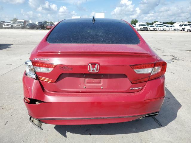 1HGCV1F39JA182655 - 2018 HONDA ACCORD SPORT RED photo 6
