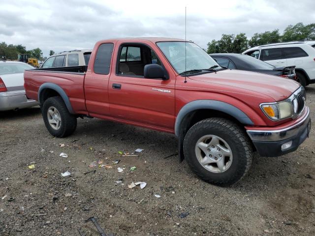 5TESN92N62Z067244 - 2002 TOYOTA TACOMA XTRACAB PRERUNNER 红色 照片 4