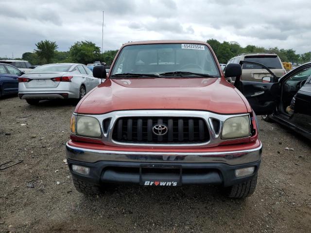 5TESN92N62Z067244 - 2002 TOYOTA TACOMA XTRACAB PRERUNNER 红色 照片 5