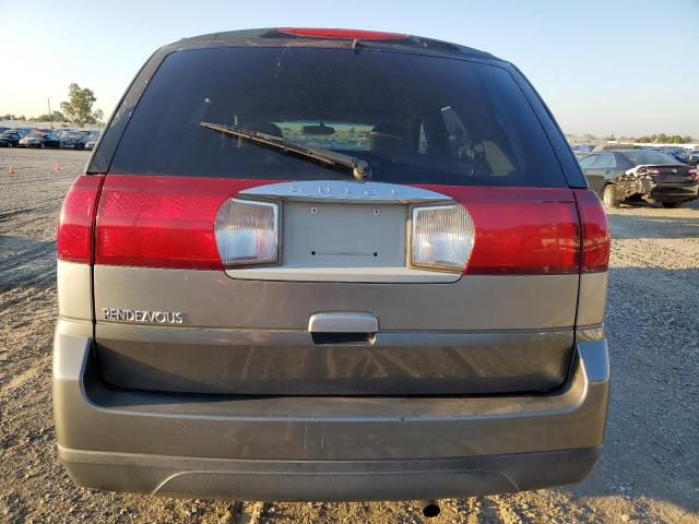 3G5DA03EX4S525563 - 2004 BUICK RENDEZVOUS CX GRAY photo 6