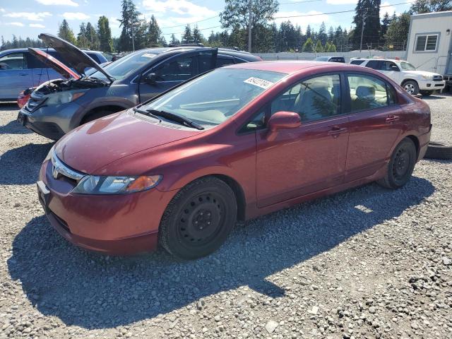 1HGFA16576L100976 - 2006 HONDA CIVIC LX GRAY photo 1