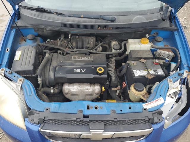 KL1TD56687B057692 - 2007 CHEVROLET AVEO BASE BLUE photo 11