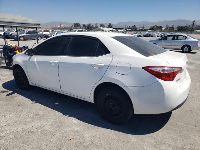 5YFBURHE1FP301070 - 2015 TOYOTA COROLLA L WHITE photo 2