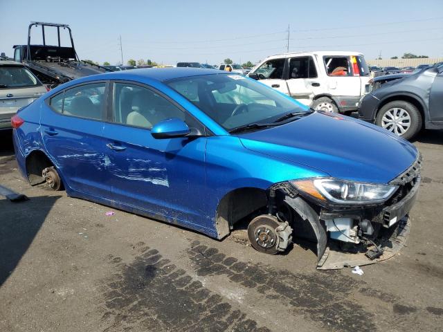 5NPD84LF2JH340790 - 2018 HYUNDAI ELANTRA SEL BLUE photo 4