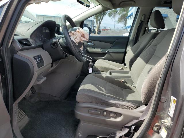 5FNRL5H43FB052865 - 2015 HONDA ODYSSEY EX GRAY photo 7