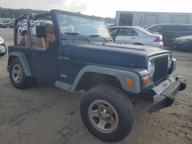 1J4FA39S62P749970 - 2002 JEEP WRANGLER / X BLUE photo 4