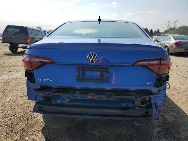 3VW7M7BUXPM050372 - 2023 VOLKSWAGEN JETTA SE BLUE photo 6