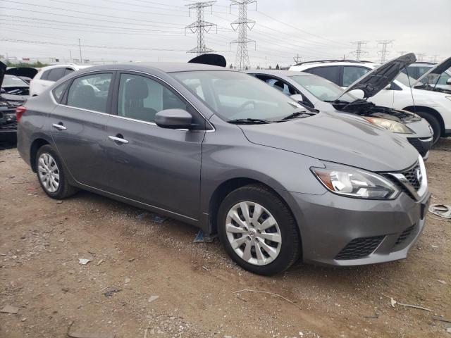 3N1AB7AP2KY265730 - 2019 NISSAN SENTRA S GRAY photo 4