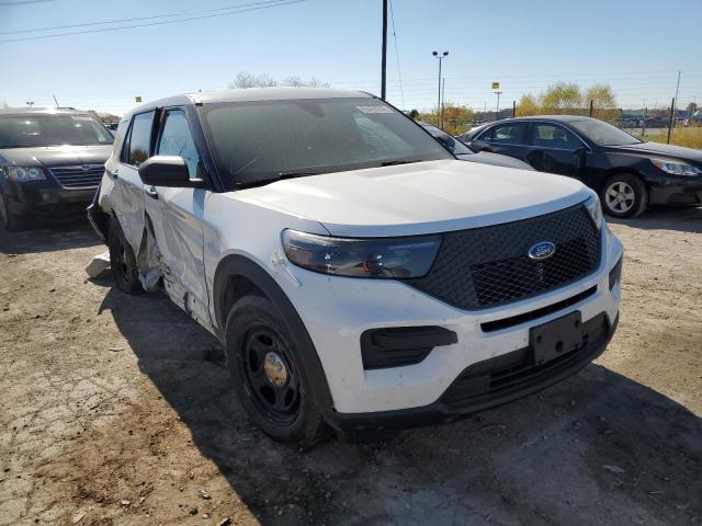 1FM5K8AB1LGC92800 - 2020 FORD EXPLORER POLICE INTERCEPTOR თეთრი ფოტო 1