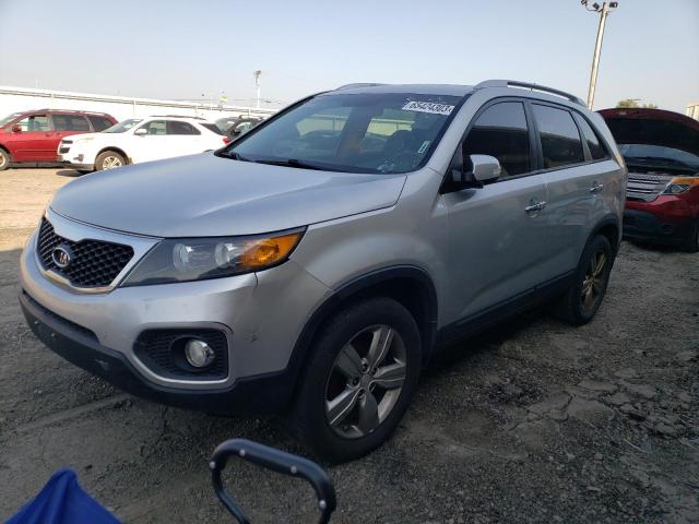 5XYKU3A61DG310451 - 2013 KIA SORENTO EX SILVER photo 1