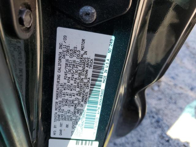 5TEUU4EN6AZ708420 - 2010 TOYOTA TACOMA ACCESS CAB მწვანე ფოტო 12