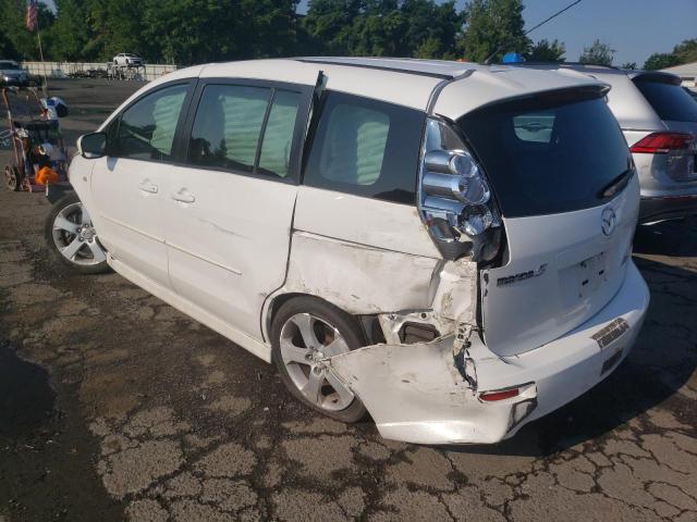 JM1CR293970137556 - 2007 MAZDA 5 WHITE photo 2