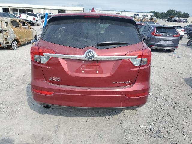 LRBFXCSA1JD027861 - 2018 BUICK ENVISION PREFERRED RED photo 6