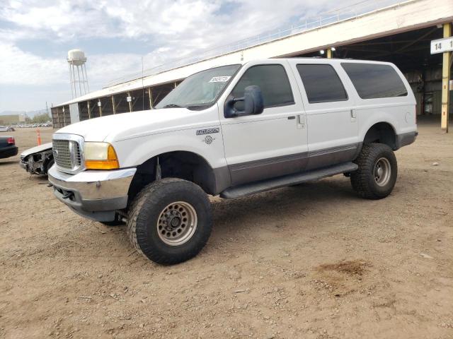 1FMSU41F41EC56018 - 2001 FORD EXCURSION XLT WHITE photo 1