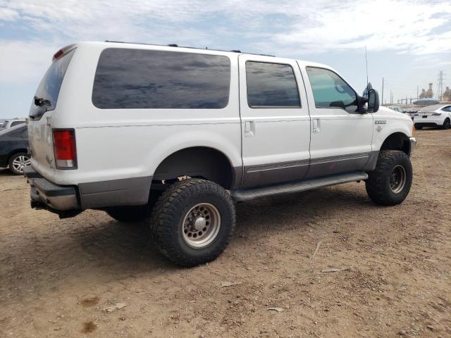 1FMSU41F41EC56018 - 2001 FORD EXCURSION XLT WHITE photo 3