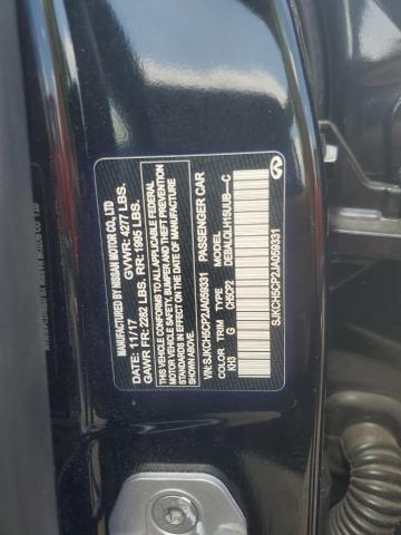 SJKCH5CP2JA059331 - 2018 INFINITI QX30 BASE BLACK photo 12