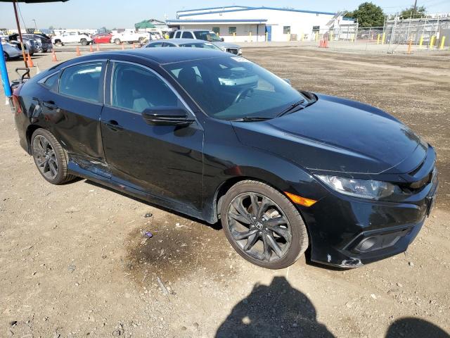 2HGFC2F80KH582790 - 2019 HONDA CIVIC SPORT BLACK photo 4