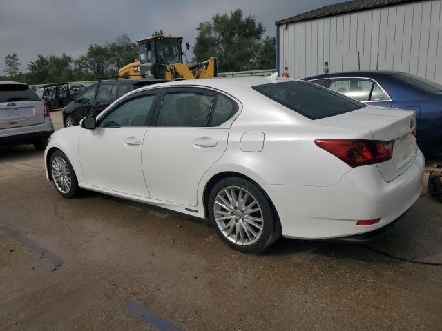 JTHBS1BL7D5006224 - 2013 LEXUS GS 450H WHITE photo 2