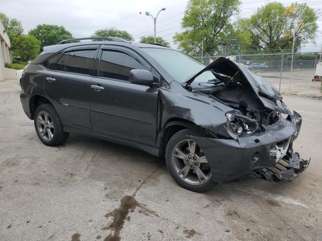 JTJHW31U282043840 - 2008 LEXUS RX 400H GRAY photo 4