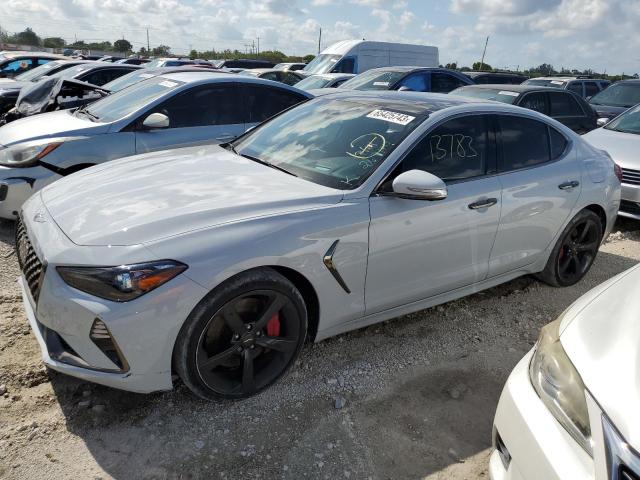 KMTG34LE6MU076410 - 2021 GENESIS G70 PRESTIGE GRAY photo 1