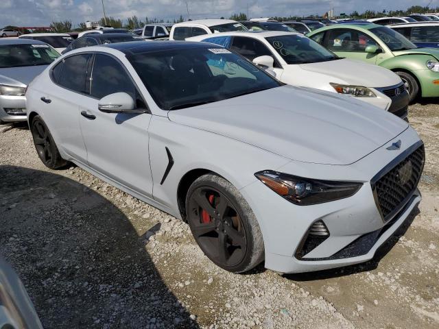 KMTG34LE6MU076410 - 2021 GENESIS G70 PRESTIGE GRAY photo 4