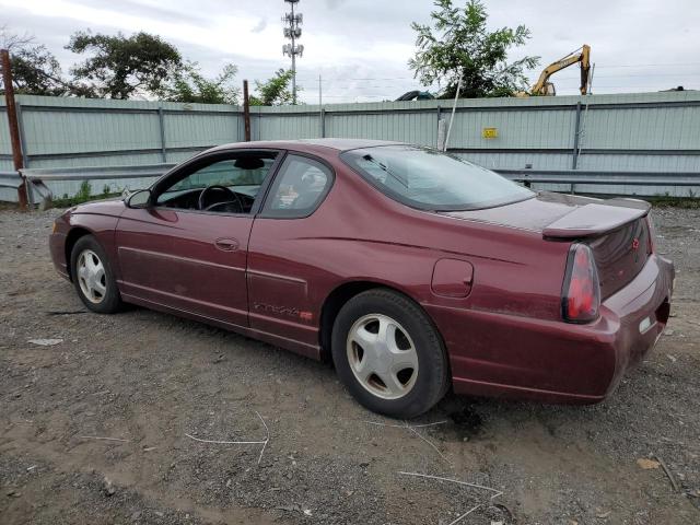 2G1WX15K129137326 - 2002 CHEVROLET MONTE CARL SS BURGUNDY photo 2