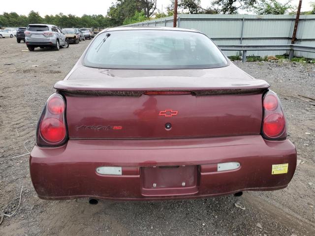 2G1WX15K129137326 - 2002 CHEVROLET MONTE CARL SS BURGUNDY photo 6