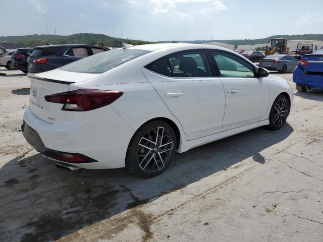 KMHD04LB1KU820049 - 2019 HYUNDAI ELANTRA SPORT WHITE photo 3