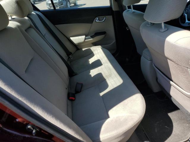 19XFB2F83DE274660 - 2013 HONDA CIVIC EX MAROON photo 10