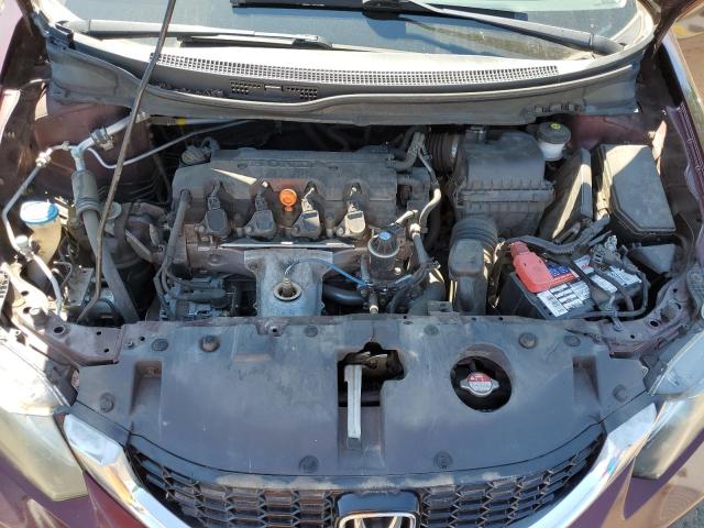 19XFB2F83DE274660 - 2013 HONDA CIVIC EX MAROON photo 11