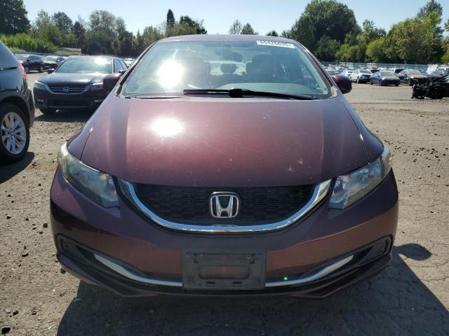 19XFB2F83DE274660 - 2013 HONDA CIVIC EX MAROON photo 5