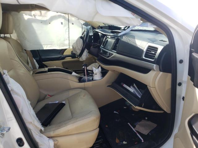 5TDKKRFHXES025237 - 2014 TOYOTA HIGHLANDER XLE WHITE photo 7