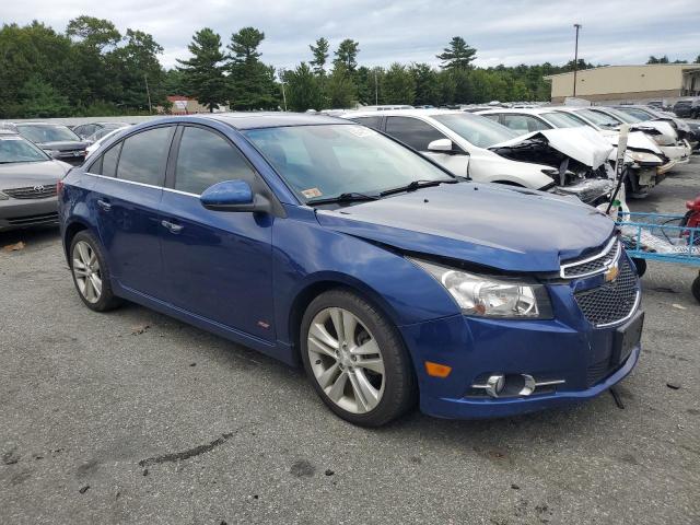 1G1PG5SBXD7174542 - 2013 CHEVROLET CRUZE LTZ BLUE photo 4