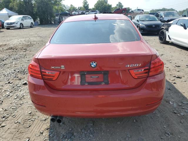 WBA3N5C50EK196758 - 2014 BMW 428 XI RED photo 6